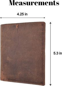 Portefeuille Homme Élégant en Cuir Véritable Léger avec Logo Personnalisé, Porte-Cartes Premium de Haute Qualité, Durable, Court, Anti-RFID, Pliable 2026 - Product Image 4