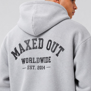 Vente en gros de sweats à capuche et ensembles de jogging pour hommes de qualité supérieure, personnalisés avec impression sérigraphique, en coton haute densité, fermeture éclair, fabricant en gros ODM - Product Image 2