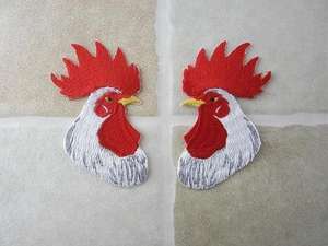 Parche Bordado Personalizado con Apliques de Pollo para Decoración de Ropa - Product Image 5