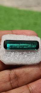 พลอยทัวร์มาลีนสีเขียวอมฟ้าธรรมชาติ รูปทรงแปดเหลี่ยมเหลี่ยมเพชรพลอย ขนาด 28x9 มม. น้ำหนัก 13 กะรัต สำหรับทำเครื่องประดับ - Product Image 3