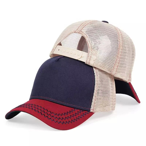 Casquette Trucker Vierge Haute Qualité Personnalisable en Maille Unie, Chapeau en Polyester Brodé en Gros, Casquettes Trucker en Tissu Moussant - Product Image 4