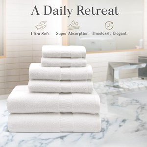 Serviettes de bain de luxe sans torsion 100 % coton, ensemble de serviettes douces à séchage rapide pour hôtels, spas, salles de sport, salons – Fournisseur en gros de serviettes personnalisées - Product Image 4