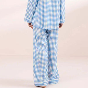 Ropa de Dormir Personalizada para Mujer, 220GSM, Tejido Waffle, Mezcla de Algodón, Venta al Por Mayor Directa de Fábrica, Suministro a Granel - Product Image 3