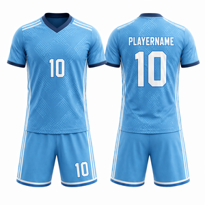 ชุดเสื้อฟุตบอลแบบกำหนดเอง พิมพ์ลายแบบซับลิเมชั่น พร้อมชื่อและหมายเลข - Product Image 1