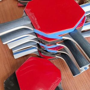 Raqueta de tenis de mesa duradera con hoja de madera, pala de ping pong con mango antideslizante y goma de alta adherencia para entrenamiento profesional - Product Image 6