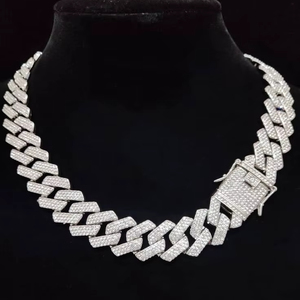 ราคาขายส่งเพชรเพาะเลี้ยง CVD VVS VS แบบเม็ดเดี่ยว ใบรับรอง IGI รูปทรงลูกแพร์ สีเติมเต็ม E มอยส์ซาไนต์ สร้อยคิวบาลิงค์สำหรับผู้ชาย - Product Image 1