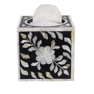 Most Selling Modern Tissue Box Holder For Home And Office Decorative <b>Tabletop</b> <b>Storage</b> Organizer Available At Competitive Price - Product Image 3