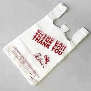 Vietnam Factory TIEN DUC PLASTIC Printed Biodegradable HDPE Supermarket Plastic Vest Tshirt <b>Bag</b> Heat Seal Carry Shopping <b>Bags</b> - Product Image 3