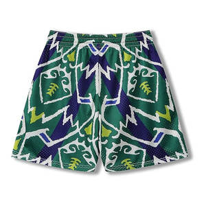 Custom Designer All Over Print Sublimation <b>Mesh</b> Shorts Breathable Elastic Waist Pocket Sublimation <b>Mesh</b> Shorts for Men - Product Image 2