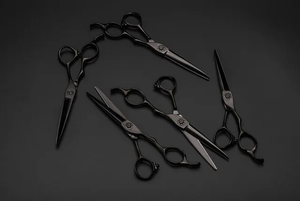 กรรไกรตัดผมแบบฟันเรียบ ทนความร้อนสูง คุณภาพสูง สำหรับร้านทำผมและร้านตัดผมชาย ANAAIF - Product Image 6