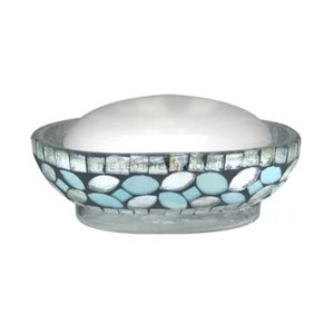 New Design Eco-Friendly Metal Soap Dish Modern Luxury Oval Design for Bathroom Decoration Customizable Size - Product Image 6