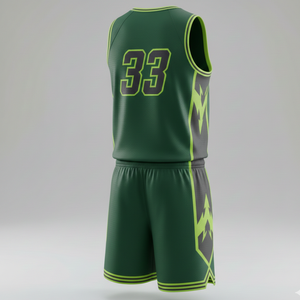 Uniforme de Baloncesto Deportivo sin Mangas, Camiseta y Pantalones Cortos, 100% Poliéster Sublimado, Transpirable, de Secado Rápido, Unisex - Product Image 6