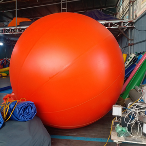 Fournisseur d'usine : Ballons de plage gonflables durables, flotteurs de piscine, jeux aquatiques d'extérieur pour enfants, motifs multicolores, PVC rayé style football - Product Image 5
