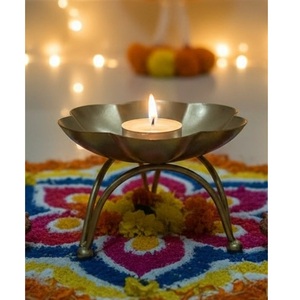 Wholesale Indian Handmade Outdoor Indoor Office Decorative T <b>Light</b> Holder Candle Holder Diwali Festival Wedding Decor Supplies - Product Image 1