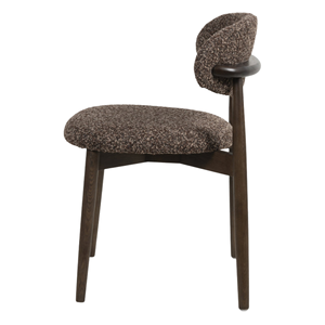 Modern Upholstered Dining <b>Chair</b> with Solid Wood Frame|<b>Comfortable</b> Fabric Seat for Home&Restaurant - Product Image 3