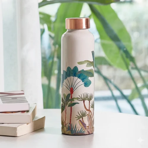 2026 Traditional Printed <b>Copper</b> Water <b>Bottle</b> Handmade Indian <b>Copper</b> <b>Drinking</b> <b>Bottle</b> BPA Free - Product Image 1