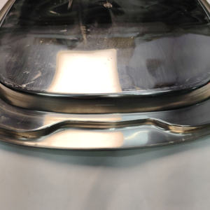 Plateau de service rectangulaire élégant en acier inoxydable avec poignées surélevées, finition miroir poli, qualité alimentaire, pour hôtel - Product Image 3