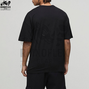 เสื้อเจอร์ซีย์ทรงบ็อกซี่ฟิตสำหรับผู้ชาย ผ้าฝ้าย 100% เสื้อเจอร์ซีย์ทรงบ็อกซี่ฟิตแบบโอเวอร์ไซส์ เสื้อเจอร์ซีย์ทรงบ็อกซี่ฟิตสำหรับเล่นกีฬาสำหรับผู้ชาย - Product Image 6