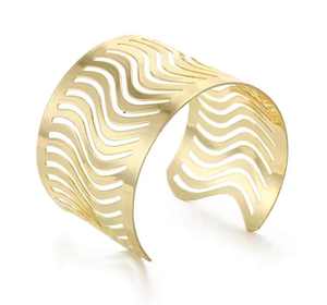 Anneaux de serviette en métal avec motif feuille découpé au laser, anneau de serviette en feutre pour table de mariage - Product Image 2