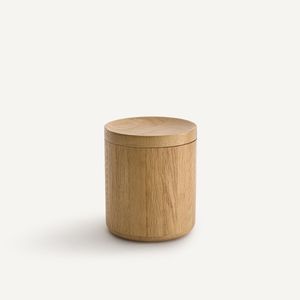Kitchen Accessories Salt Pepper Shaker Acacia Wood Dishwasher & Oven Safe Eco-Friendly Lid for <b>Cookies</b> Coffee Flour Sugar Rice - Product Image 2