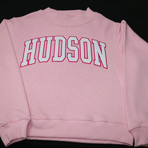 เสื้อฮู้ดเด็กสีชมพูอ่อน ผ้าฝ้าย 100% สำหรับฤดูหนาว ผลิตตามสั่งจาก Finer Threads - Product Image 1