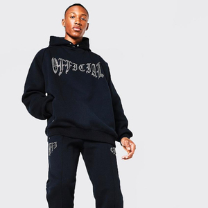 Fournisseurs de survêtements personnalisés jogger ensembles unisexes, survêtement décontracté pour hommes, survêtement en polaire unisexe avec capuche - Product Image 1
