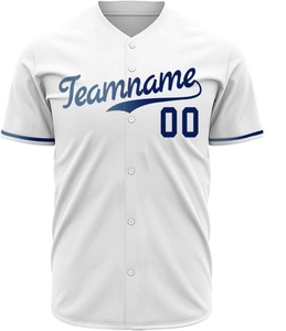 Camiseta de béisbol blanca personalizada para hombre con nombre y número, estampado sublimado, manga corta, corte regular, ropa para todas las estaciones - Product Image 5