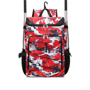 Sacs de sport respirants pour baseball en polyester personnalisés pour hommes et jeunes avec panneau dorsal rembourré et sublimation d'équipe - Product Image 4