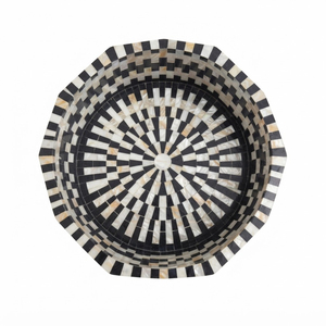 Modern Bone Inlay <b>Bowl</b> Striped <b>Mango</b> <b>Wood</b> Salad Serving <b>Bowl</b> Round Fruit <b>Bowl</b> For Home Hotel Countertop Decor Bulk Supplier - Product Image 6