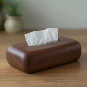 Natural <b>Wood</b> Napkin Holder & Tissue Dispenser Upright Napkin Holder Suitable for Dining Table tissue box holder wooden Holder - Product Image 3