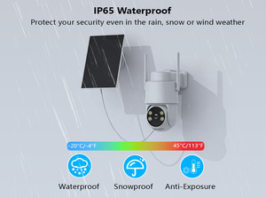 <span class=keywords><strong>Telecamera</strong></span> di Sicurezza Domestica HD <span class=keywords><strong>WiFi</strong></span> 2.4GHZ TUYA con Alimentazione Solare al 100% e Luce Solare Integrata - Product Image 6