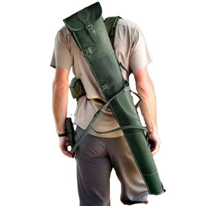 Équipement de tir, équipement de chasse, housse de protection en cuir de vache véritable de haute qualité, accessoire de chasse durable et élégant, réglable - Product Image 2