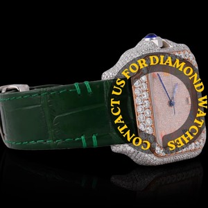 Montre Hip Hop tendance au design unique, sertie de cristaux brillants, pour homme, style streetwear, disponible à prix réduit. - Product Image 2