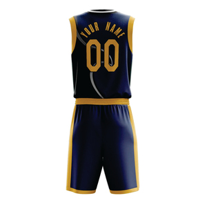 Tenue de basketball personnalisée, maillot de basketball pour jeunes, vente en gros de maillots de basketball vierges, sublimation - Product Image 3