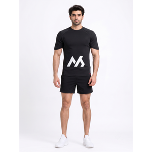 เสื้อยืดเทคแวร์ผู้ชาย 280GSM ผ้าบอนด์สเปเซอร์แบบมินิมอล สำหรับออกกำลังกายหรือดำน้ำ พร้อมบริการผลิตโลโก้ตามสั่ง รับผลิตแบบ OEM ปรับแต่งได้ - Product Image 1