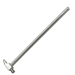 Marteau à riveter, manche en métal, 215 mm, instrument de laboratoire dentaire pour rivetage de précision, formage de métaux, fabrication de prothèses - Product Image 6