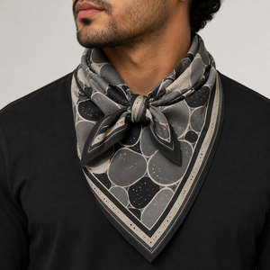 Foulard en coton de qualité supérieure, bandana, design personnalisé, fabrication OEM ODM - Product Image 2