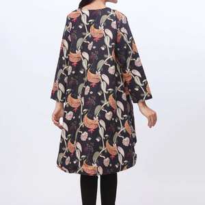 Camisa de franela estampada para mujer PW3214 1PC Ropa de lana y mezclas - Product Image 1