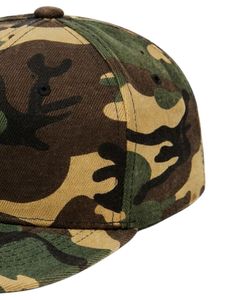 หมวกแก๊ปทรงแบนลายพรางสีเขียวน้ำตาลคลาสสิก ปรับขนาดได้ ผลิตจากผ้าฝ้าย เหมาะสำหรับทุกเพศ สไตล์สตรีทแวร์ลำลอง แฟชั่น ขายส่ง - Product Image 4