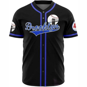 Camiseta de Béisbol Sublimada Transpirable, Uniforme de Equipo Personalizado con Rayas, Impresión Digital a Todo Color, Camiseta Deportiva 2026 - Product Image 2