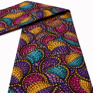 Tissu en coton imprimé africain marocain, Ankara Kitenge personnalisé pour la fabrication de vêtements de mode, personnalisation de logo, ONG, églises - Product Image 5