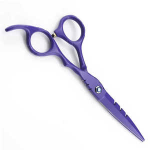Ciseaux à cheveux en acier inoxydable, outil de barbier durable pour la texturisation et la fusion des cheveux - Product Image 4