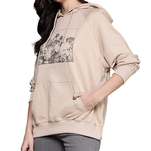 Sudadera con Capucha Premium Personalizada para Mujer, Sudadera con Logotipo Personalizado, Sudadera Holgada Informal de Moda Urbana para Invierno - Product Image 1