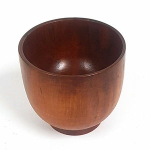 Koreanisches Traditionelles Handgefertigtes Holz-Soju-Becher-Set, Sake-Schnapsgläser, 2er-Set - Product Image 2