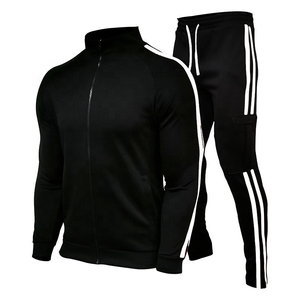 Survêtement de course décontracté pour homme, haute qualité, deux pièces, à capuche, zippé, en molleton 100% coton, séchage rapide, logo personnalisé, service OEM - Product Image 2