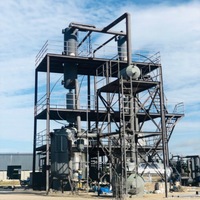 DOING Group 5 10 20 tonnes de déchets ménagers en plastique pneu huile boue carburant/diesel usine de distillation par pyrolyse