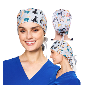 Gorro exfoliante con cabeza de enfermera, gorros de dentista, gorros exfoliantes de satén, gorro quirúrgico, cuidado de la salud-FMF fabricantes VN - Product Image 4