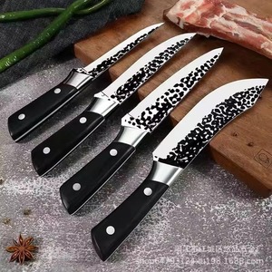 Juego de Cuchillos de Cocina Hechos a Mano, Juego de 4 Piezas para Chef, Acero Inoxidable, Ambidiestro, para Deshuesar, Cortar, Filetear y Picar - Product Image 5