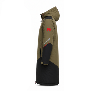 Expédition rapide, vestes longues à capuche pour hommes, textiles écologiques, parkas rembourrés, manteaux chauds pour l'hiver, vente en gros - Product Image 3