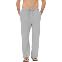 Pantalon Homme 100% Coton Doux Respirant Décontracté Taille Moyenne Coupe Droite Tendance Prix de Gros Pakistan